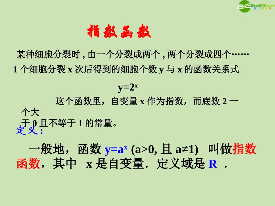 高中数学 312 指数函数1 课件 新人教B版必修1 课件_第2页