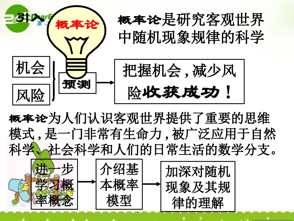 高中数学 随机事件的概率1课件 北师大版必修3 课件_第2页