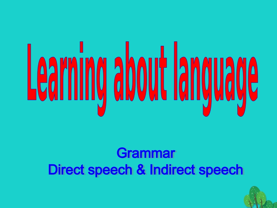 高中英语 Unit 1 Friendship Section Three Learning about language 1课件 新人教版必修1 课件_第2页