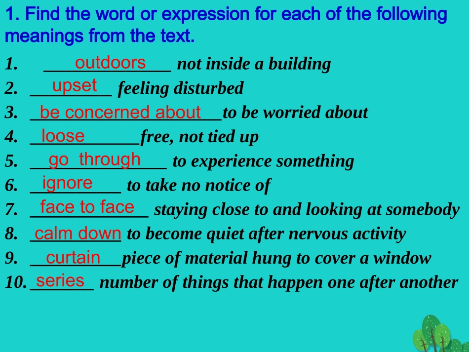 高中英语 Unit 1 Friendship Section Three Learning about language 1课件 新人教版必修1 课件_第3页