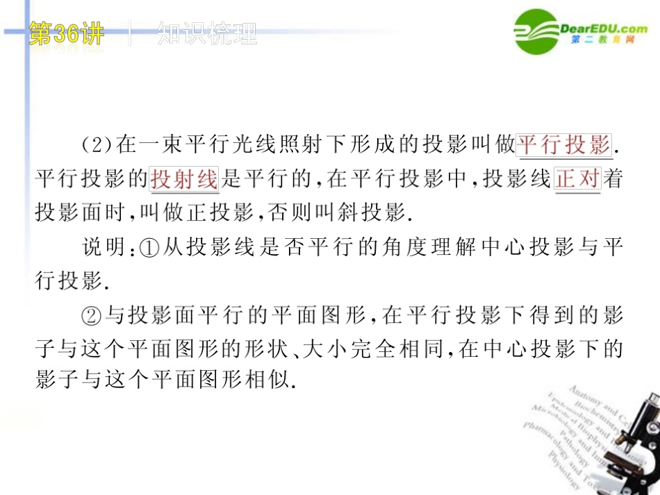 高三数学 第36讲  空间几何体的三视图和直观图复习课件 文 北师大版 课件_第3页