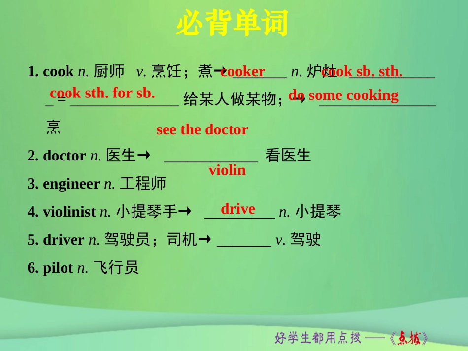 秋八年级英语上册 Unit 6 I m going to study computer science词句梳理Section A(1a 2d)课件 (新版)人教新目标版 课件_第2页