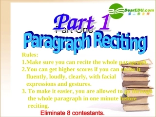 高中英语 English competition-part1 paragraph reciting课件 新人教版必修1 课件