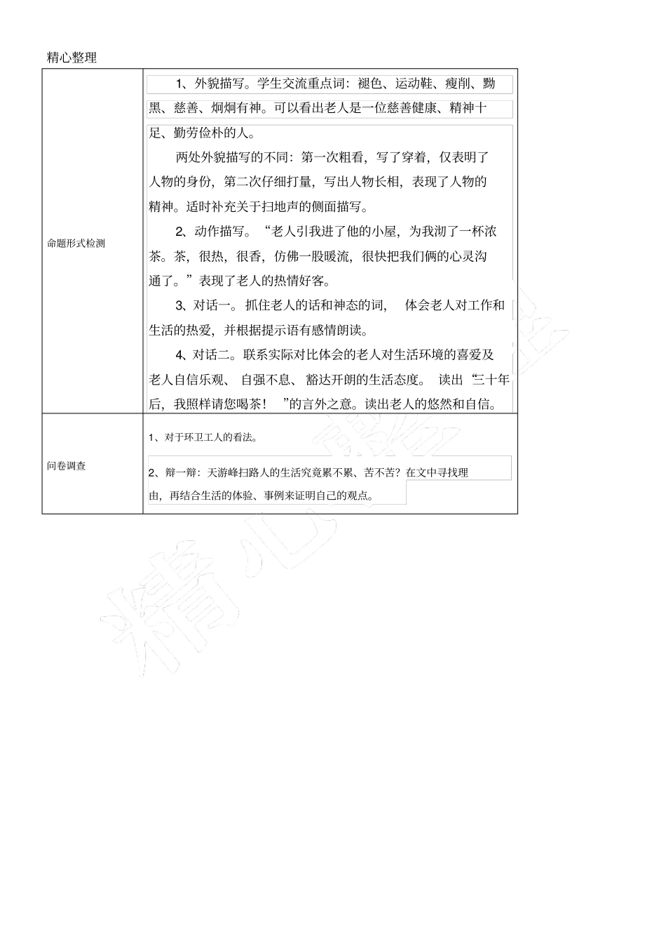 作业2：学情及教学效果诊断表格模板_第2页
