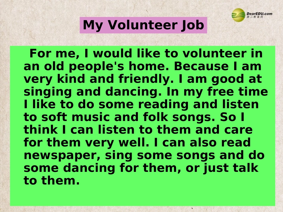 春八年级英语下册(Unit 2 I ll help to clean up the city parks)Section B 3a-3b(含Self Check)课件 (新版)人教新目标版 课件_第2页