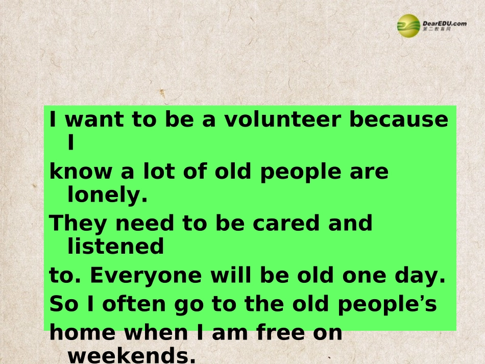 春八年级英语下册(Unit 2 I ll help to clean up the city parks)Section B 3a-3b(含Self Check)课件 (新版)人教新目标版 课件_第3页