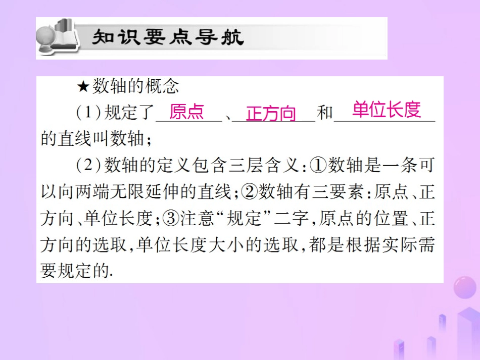 秋七年级数学上册 第一章 有理数 1.2 有理数 1.2.2 数轴讲解课件 (新版)新人教版 课件_第2页