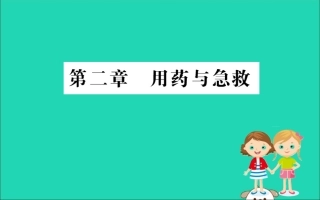 版八年级生物下册 第八单元 健康地生活 第二章 用药和急救训练课件 (新版)新人教版 课件