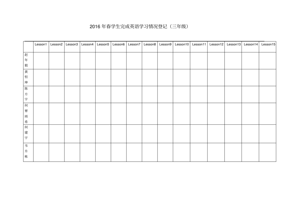 作业完成情况登记表_第2页