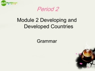 高中英语 Module2(Developing and Developed Countries)Grammar课件2 外研版必修3 课件