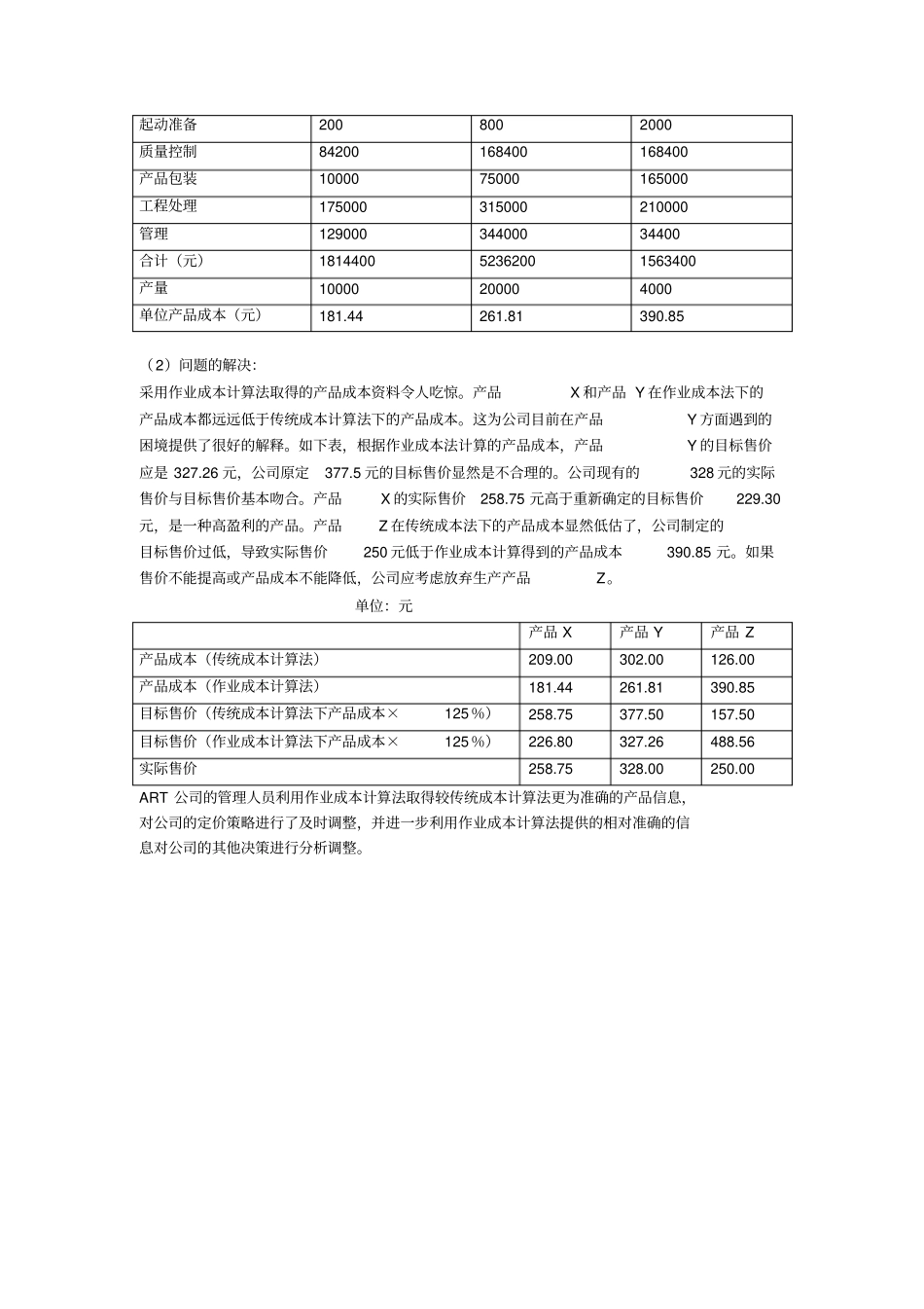 作业成本法同步练习题答案_第3页