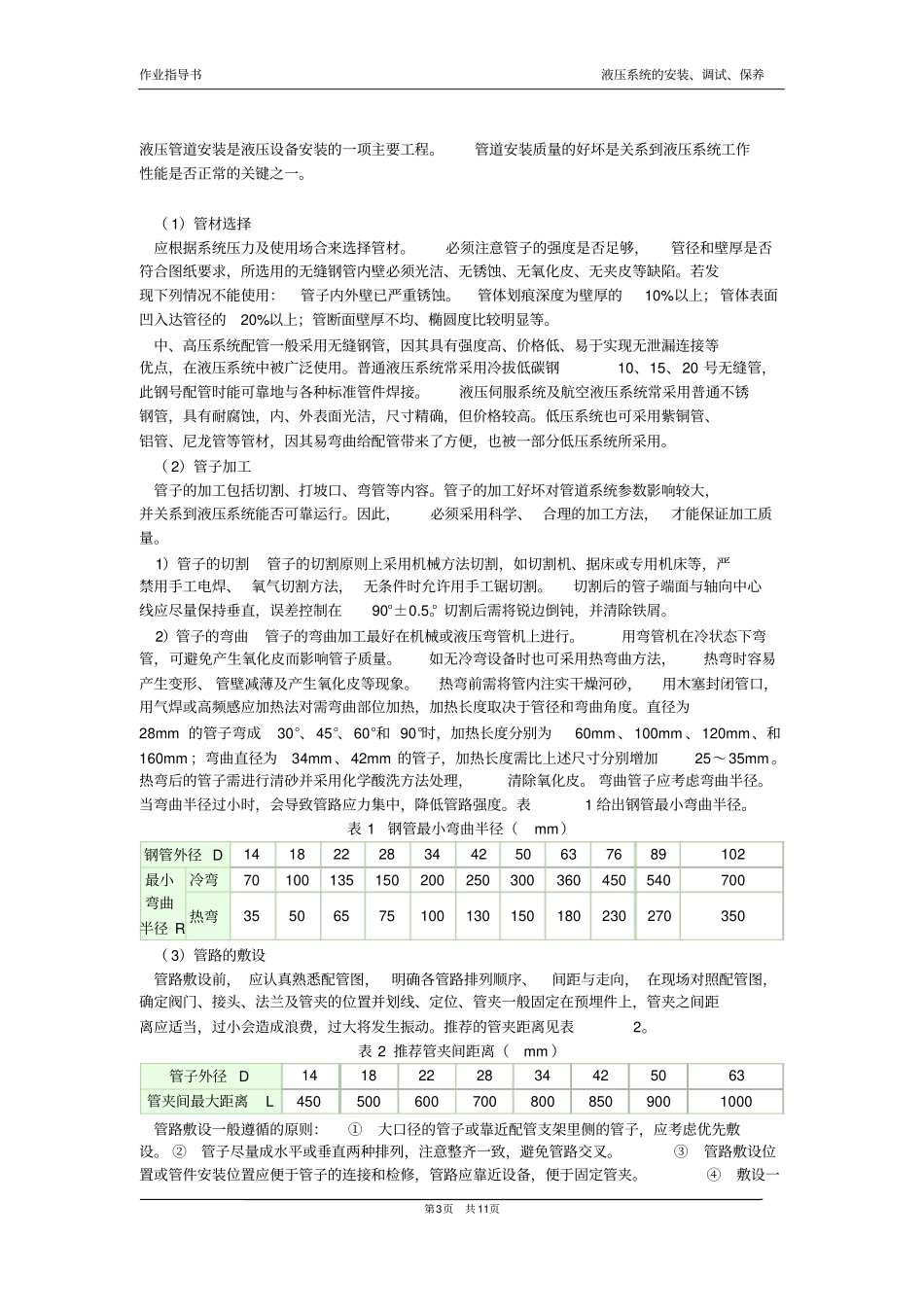 作业指导书-液压系统安装、调试、保养_第3页