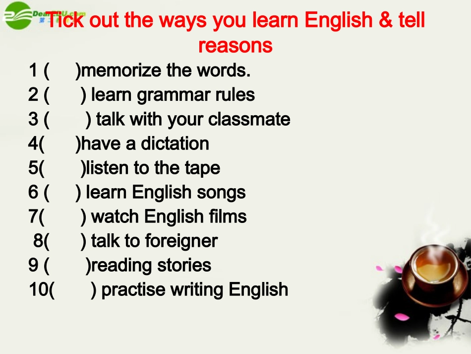 高三英语 Senior 3 unit 8 period 3 reading课件 人教版 课件_第3页