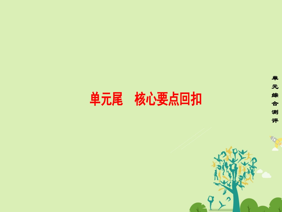 英语 Unit 4 Sharing单元尾 核心要点回扣课件 新人教版选修7 课件_第1页