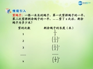 高中数学 第二章 基本初等函数第一节(指数与指数幂的运算 根式)参考课件 新人教版必修1 课件