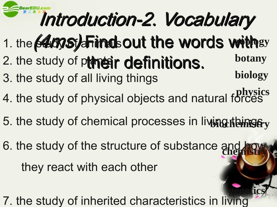 高中英语 Module4(Great Scientist)Culture Corner课件4 外研版必修4 课件_第3页