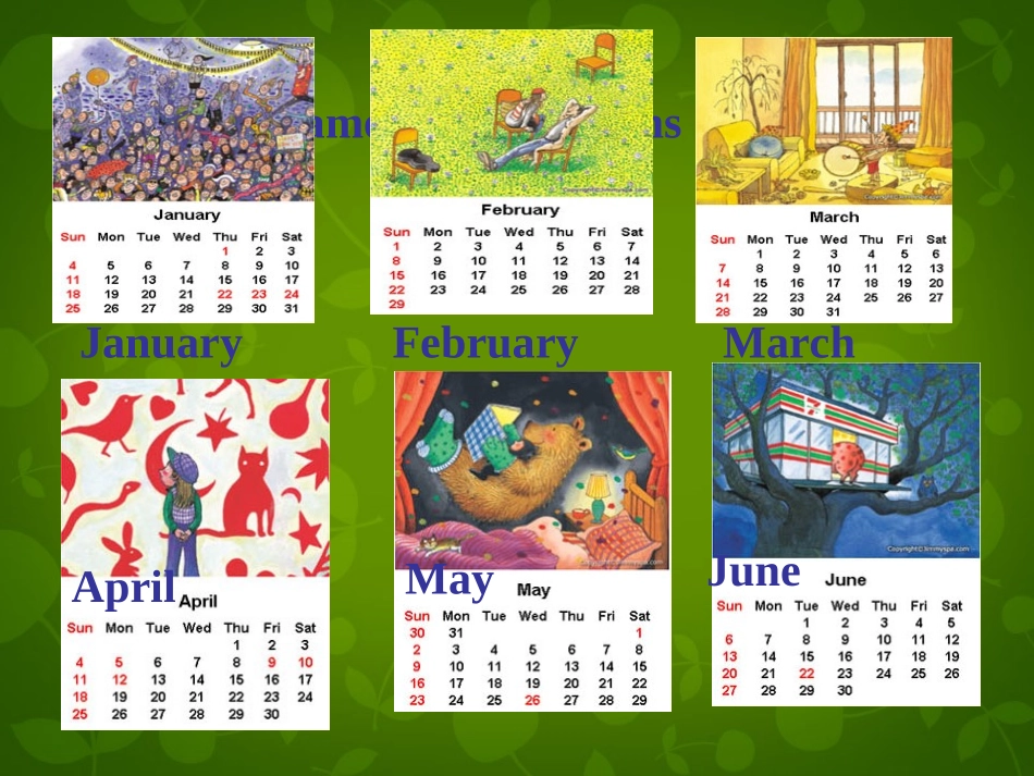 湖南省醴陵市青云学校七年级英语上册 Unit 8 When is your birthday(第2课时)课件 (新版)人教新目标版 课件_第1页