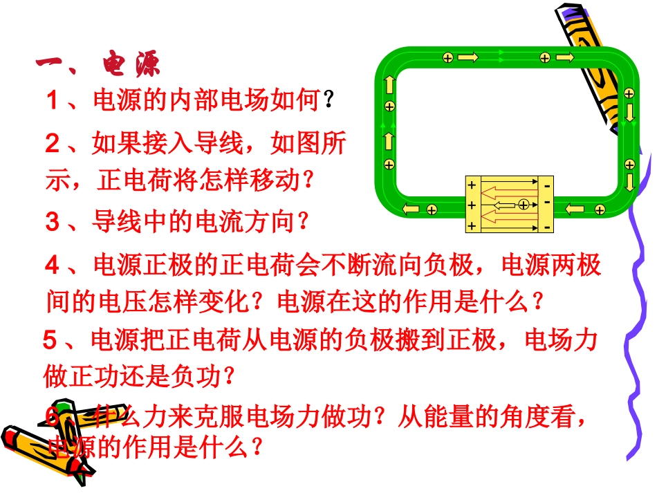 高中物理：2.2(电动势)课件新人教版选修3-1 课件_第2页