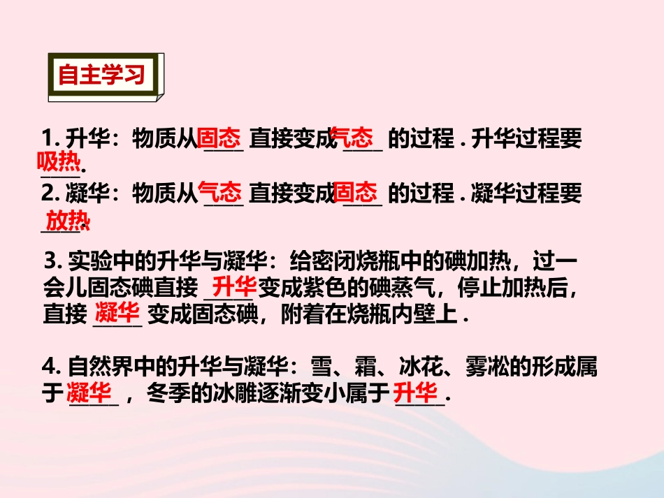 第4节 升华和凝华课件2 八年级物理上册 1.4升华和凝华复习课件+素材 (新版)北师大版 八年级物理上册 1.4升华和凝华复习课件+素材 (新版)北师大版_第3页