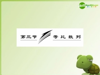 高三数学一轮复习 等比数列课件