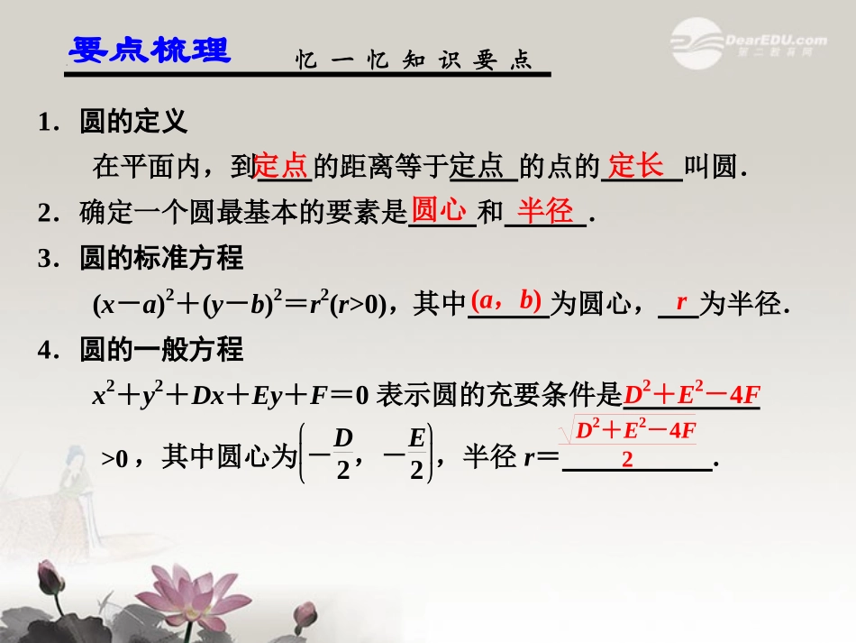 第九章  9.3 圆的方程 课件_第2页