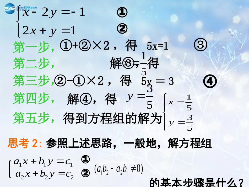 高中数学 算法的概念课件 新人教A版必修3 课件_第3页