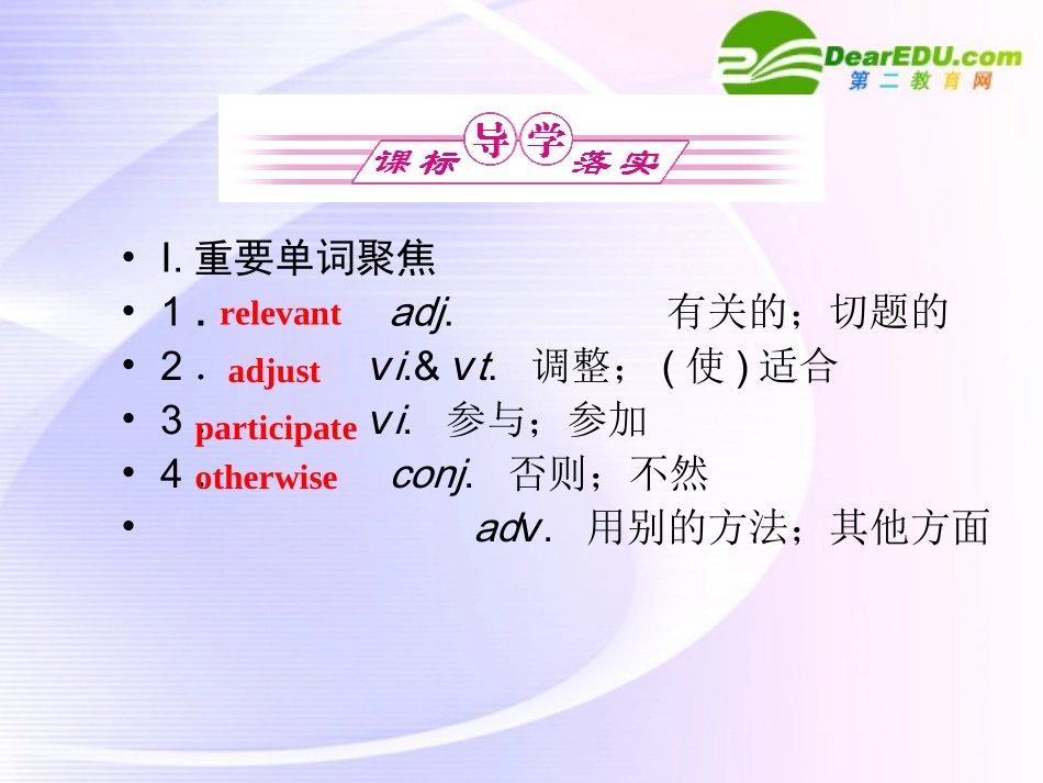 浙江专版()高三英语一轮课件 新人教版选修7-4-2_第2页