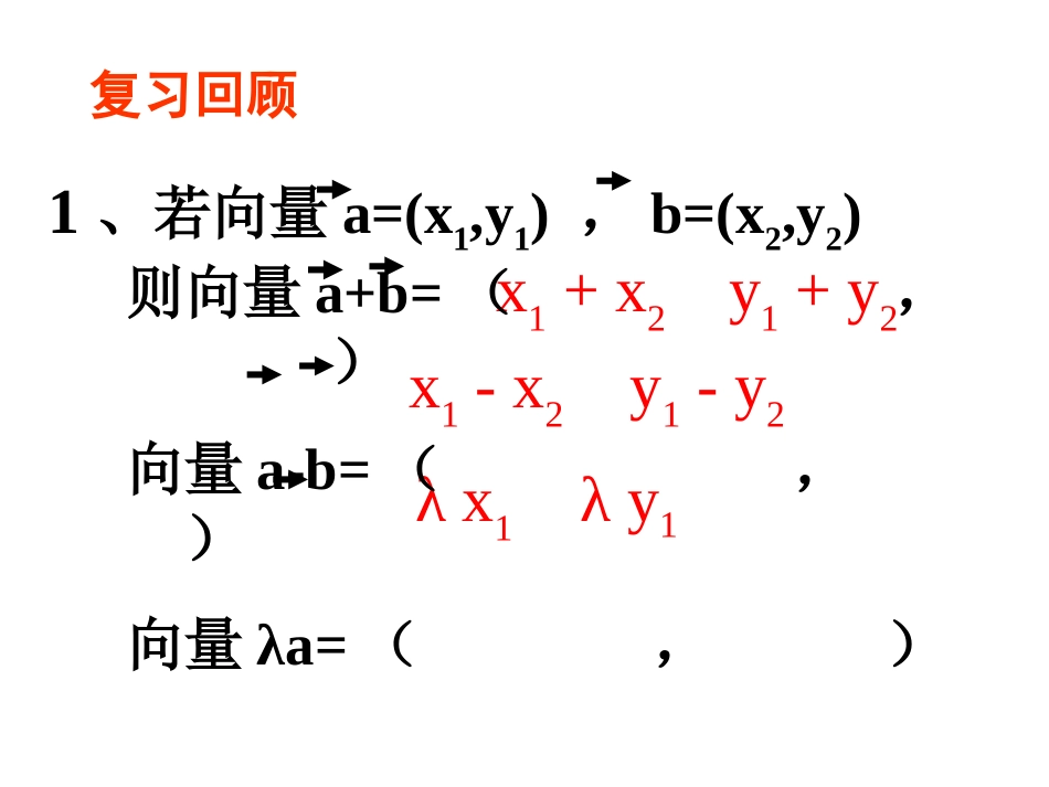 高中数学平面向量课件新课标人教B必修4_第2页