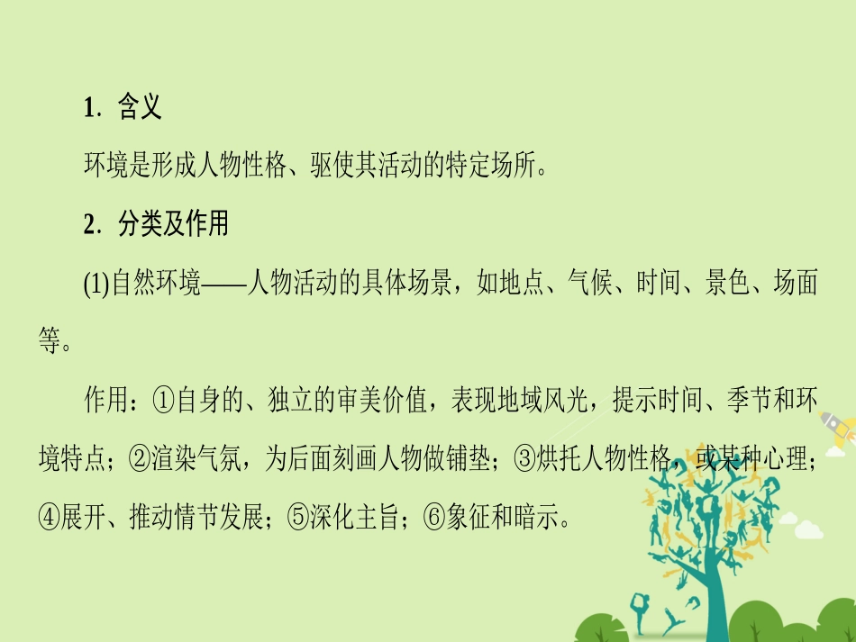 语文第1单元单元考点链接分析小说中的环境描写课件新人教版必修5 课件_第3页