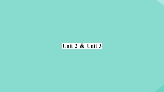 语上册 Module 7 Computers Unit 2Unit 3(小册子)作业课件 (新版)外研版 课件