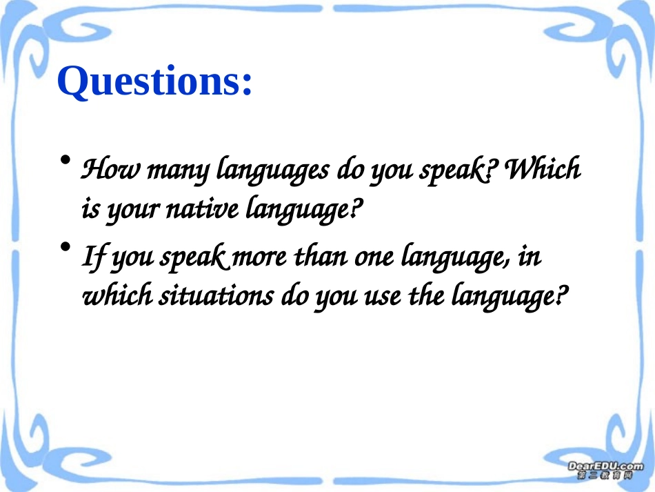 高一英语Unit2 English around the world reading 人教版 课件_第3页