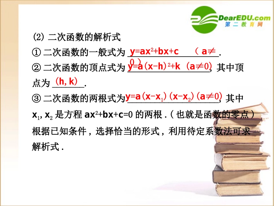 高三数学 一次函数、二次函数与幂函数课件新人教A版 课件_第2页