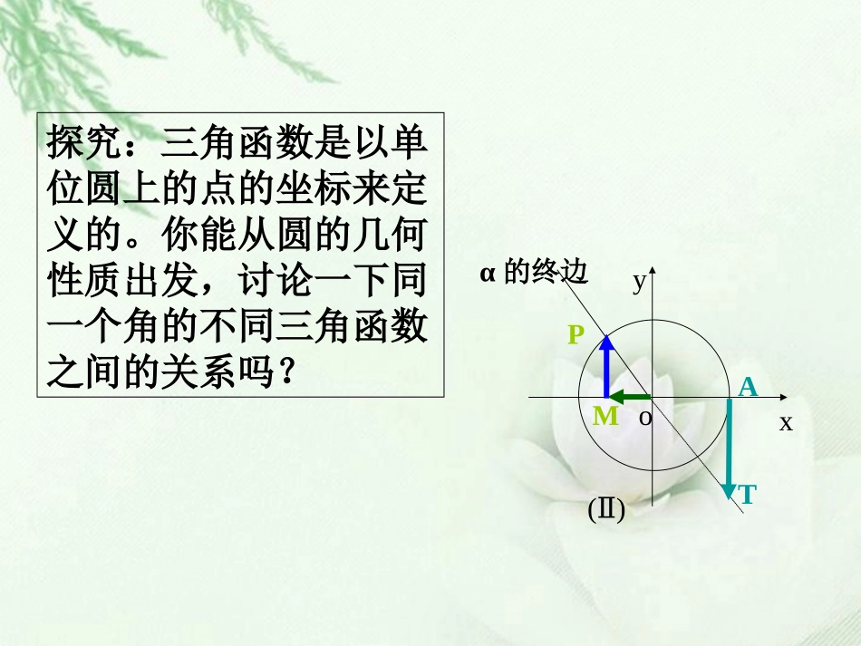 高一数学(同角三角函数基本关系及其应用)课件_第2页