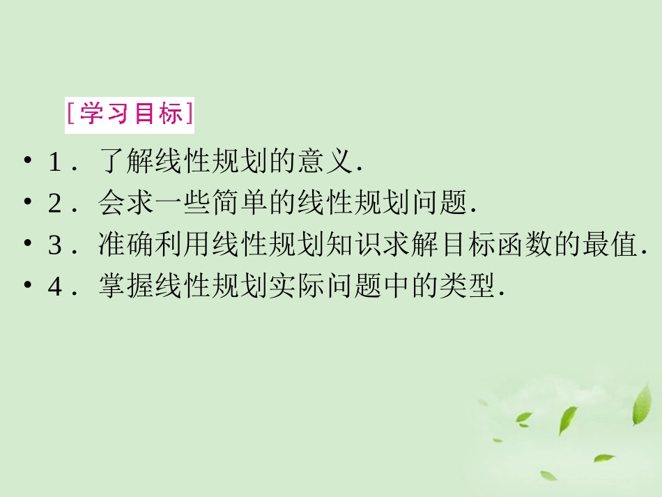 高一数学(简单的线性规划问题)课件  课件_第3页