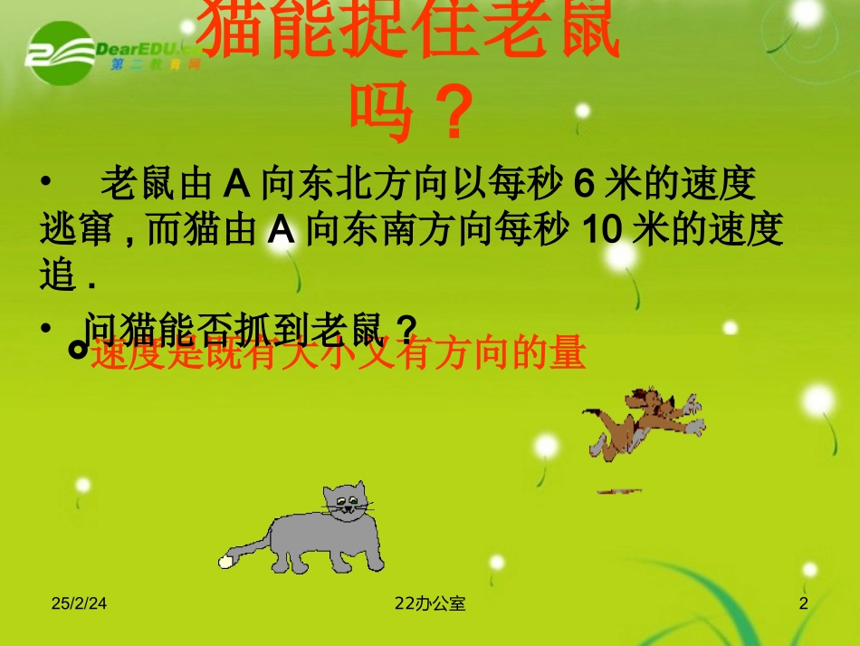 高中数学 平面向量的概念及表示课件 苏教版必修4 课件_第2页