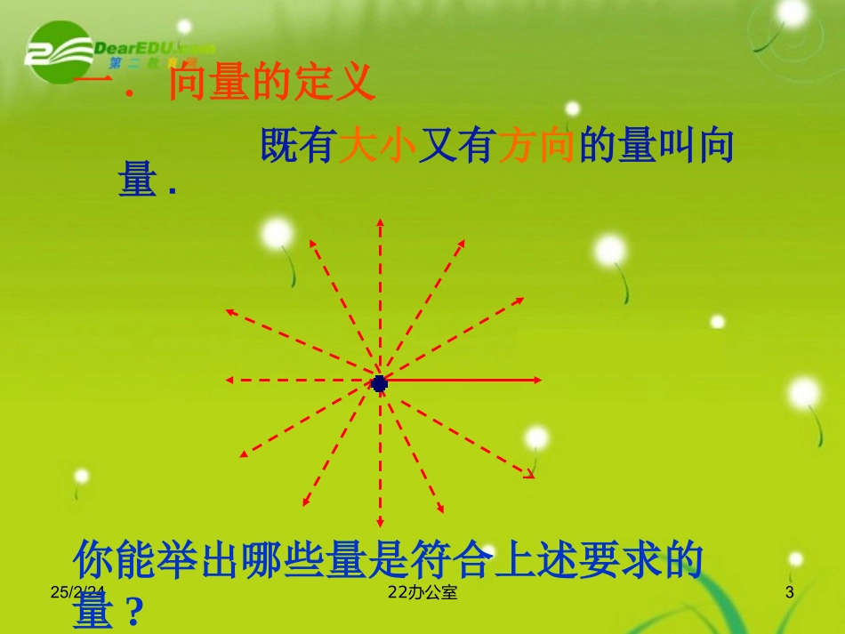 高中数学 平面向量的概念及表示课件 苏教版必修4 课件_第3页