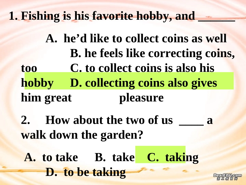 高一英语期末复习单选100题 新课标 人教版 试题_第2页