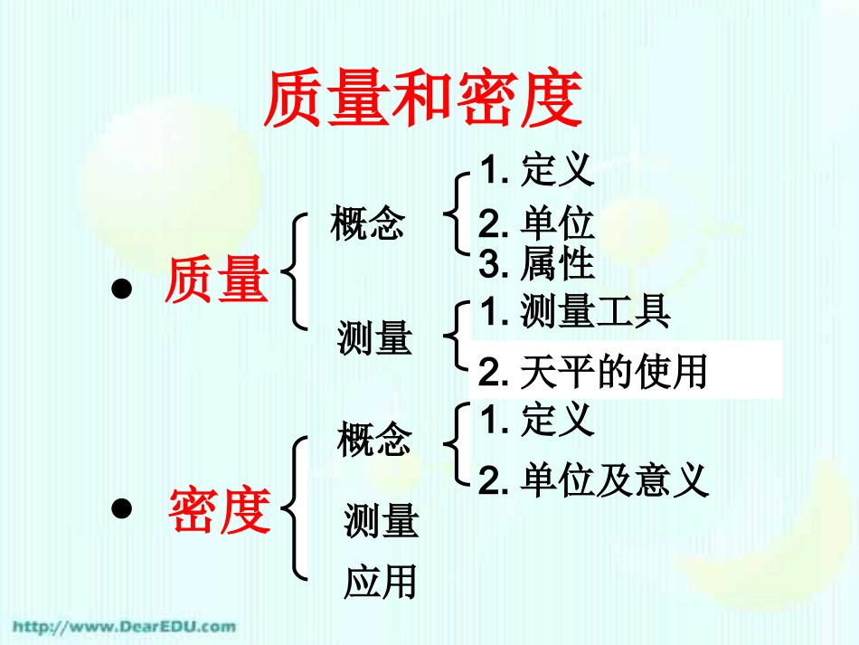 江西省中考物理研讨会质量和密度 新课标 试题_第1页