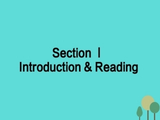 英语 Module 2 Fantasy Literature Section Ⅰ Introduction  Reading课件 外研版选修6 课件