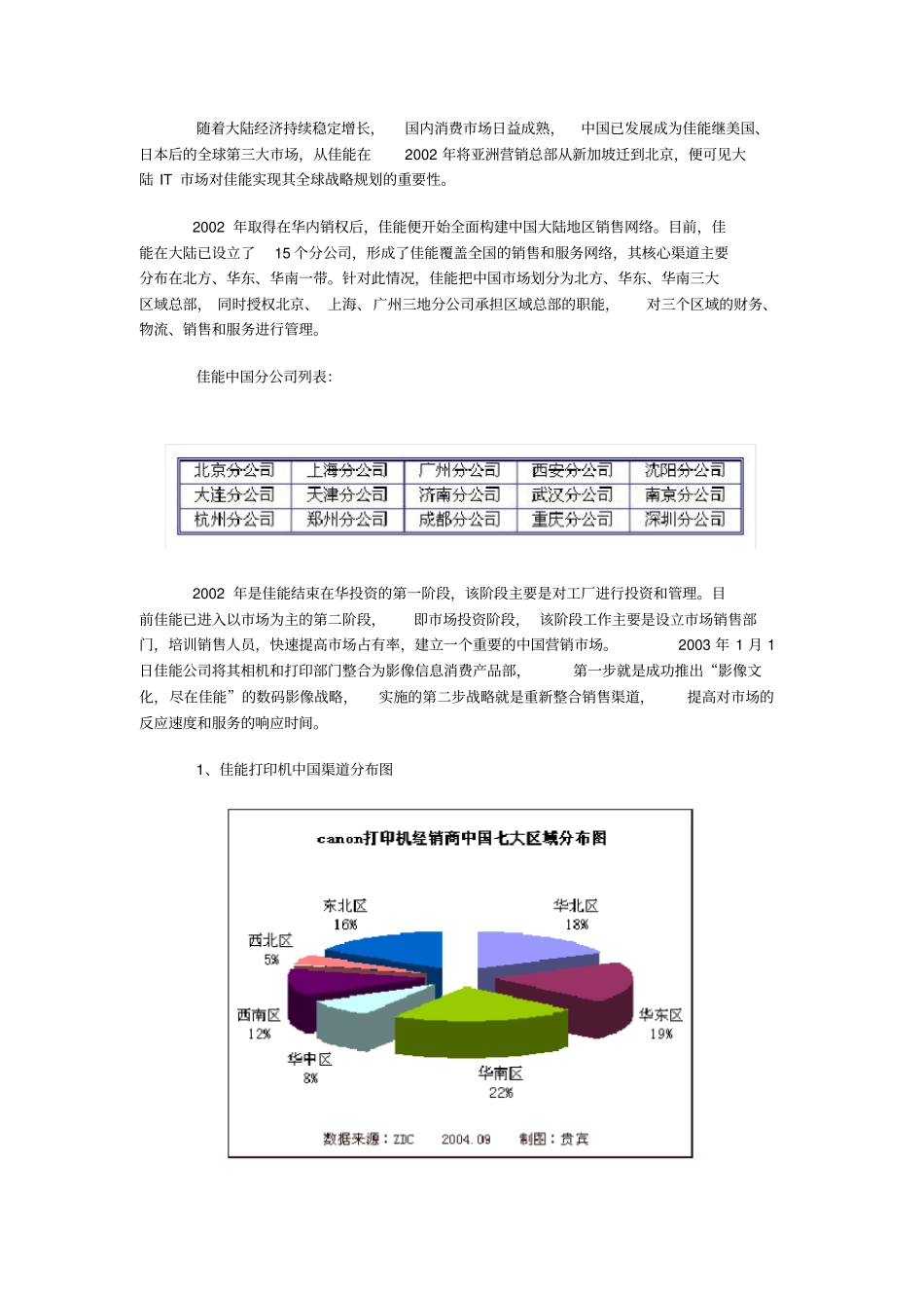 佳能打印机中国销售渠道分析报告8_第2页