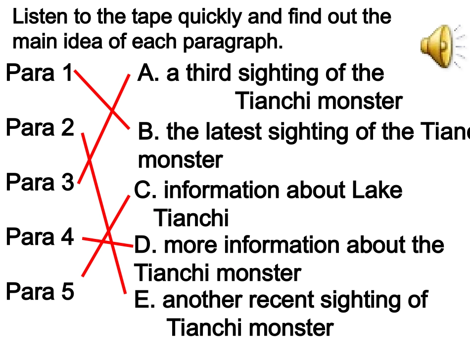 高一英语 Module 6(Unexplaied Mysteries of the Natural World-reading)课件 外研版必修4 课件_第3页