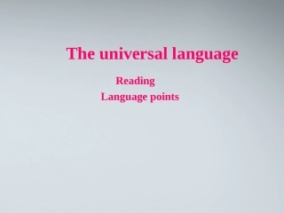 高中英语 M8U2ReadingLanguage points课件 牛津版模块选修8 课件