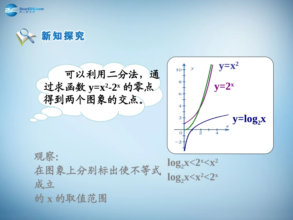 高中数学 第三章　函数的应用第2节(几类不同增长的函数模型)第二课时参考课件 新人教版必修1 课件_第3页