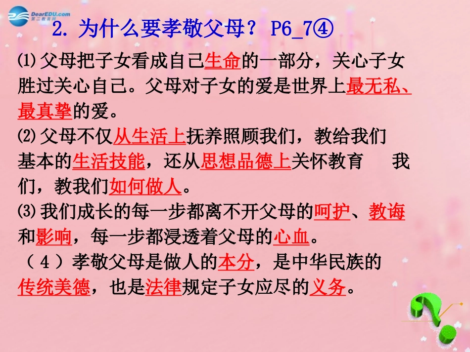 秋八年级政治上册 第1单元 第1课 第2框 学会与父母沟通课件 鲁教版 课件_第2页