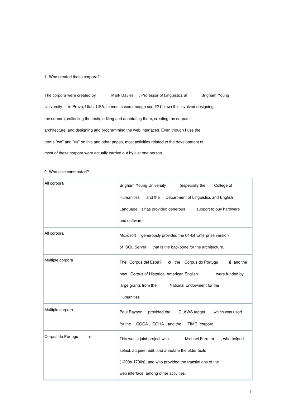 使用COCA等在线语料库相关说明_第1页