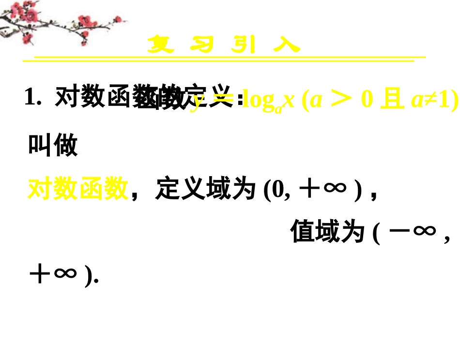 辽宁省沈阳市二十一中高一数学(对数函数及其性质)课件_第2页