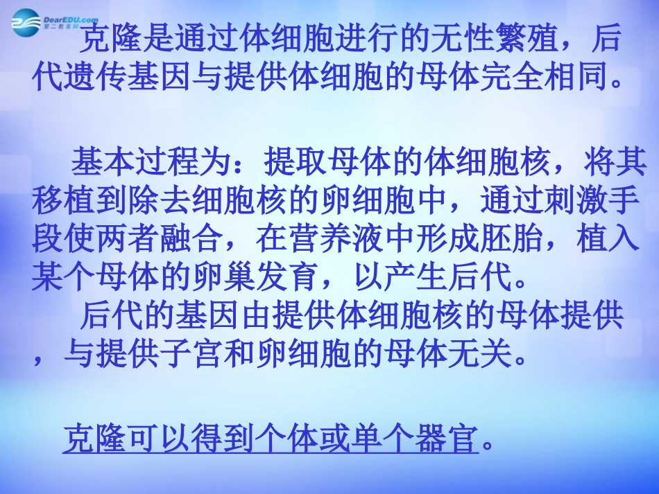 高中英语 Module 5 Cloning period 1课件 外研版选修6 课件_第3页