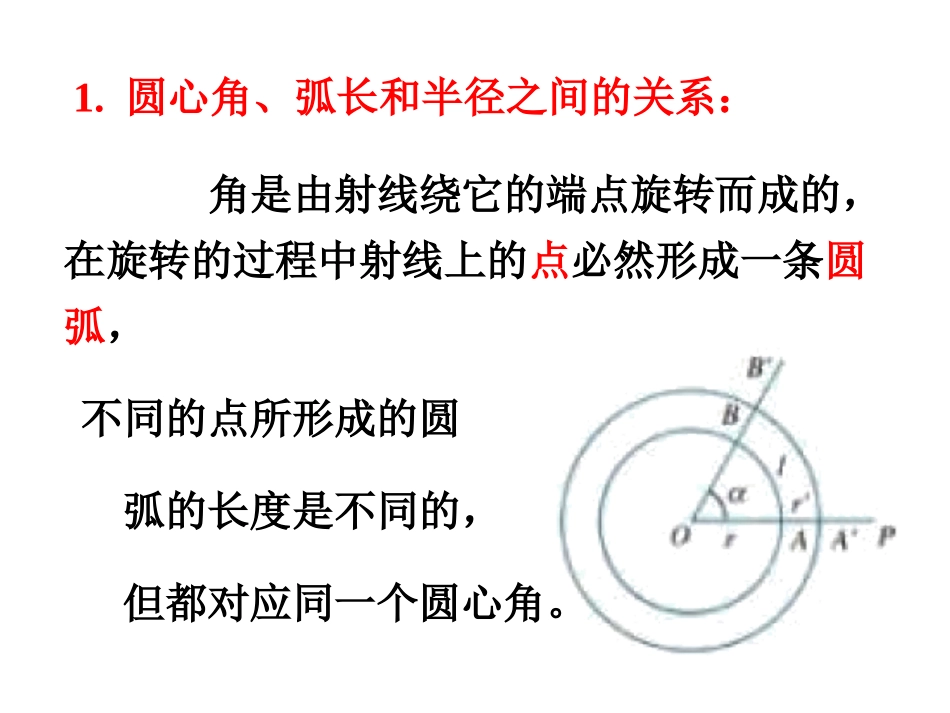 高一数学 112(弧度制) 课件_第3页