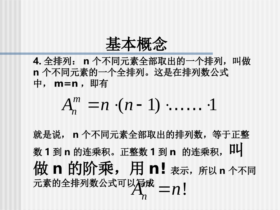 河北省定州地区高二数学排列知识资料 人教版 课件_第3页