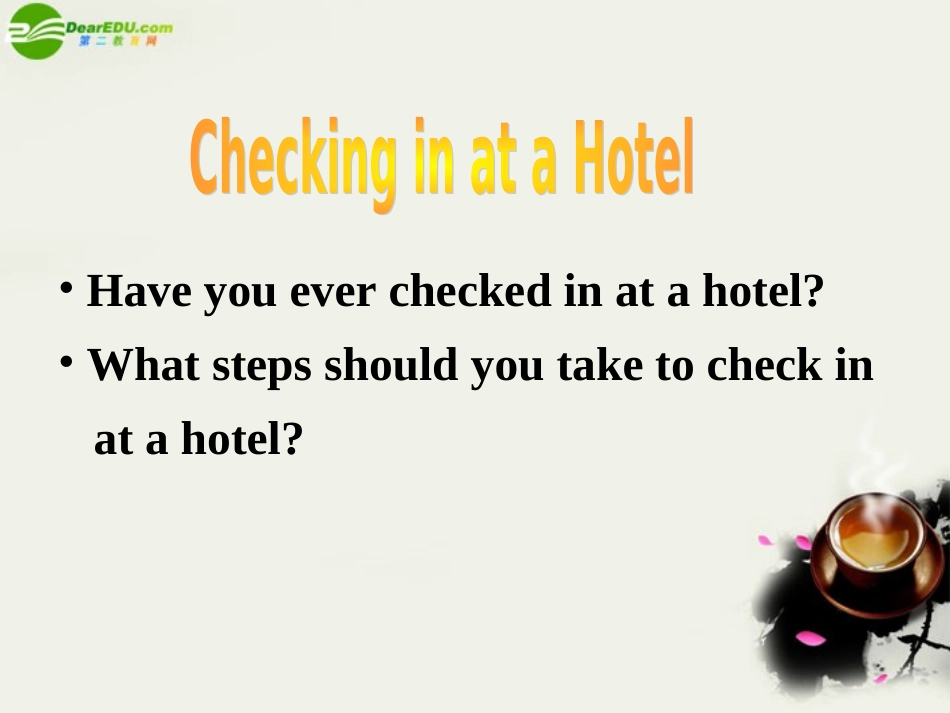 高一英语 Unit6 Listening and Speaking课件 重大版必修2 课件_第3页